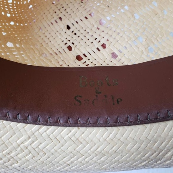 Vintage Vestern Stevens natural straw western hat - Picture 8 of 8